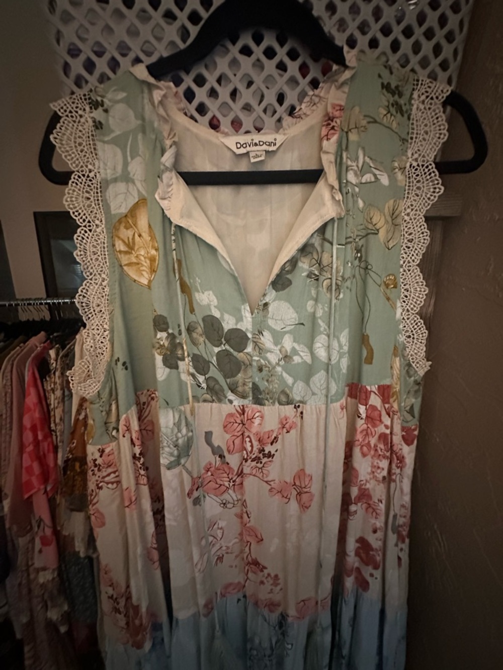 Boho Patchwork Maxi dress - Picture 4 of 10
